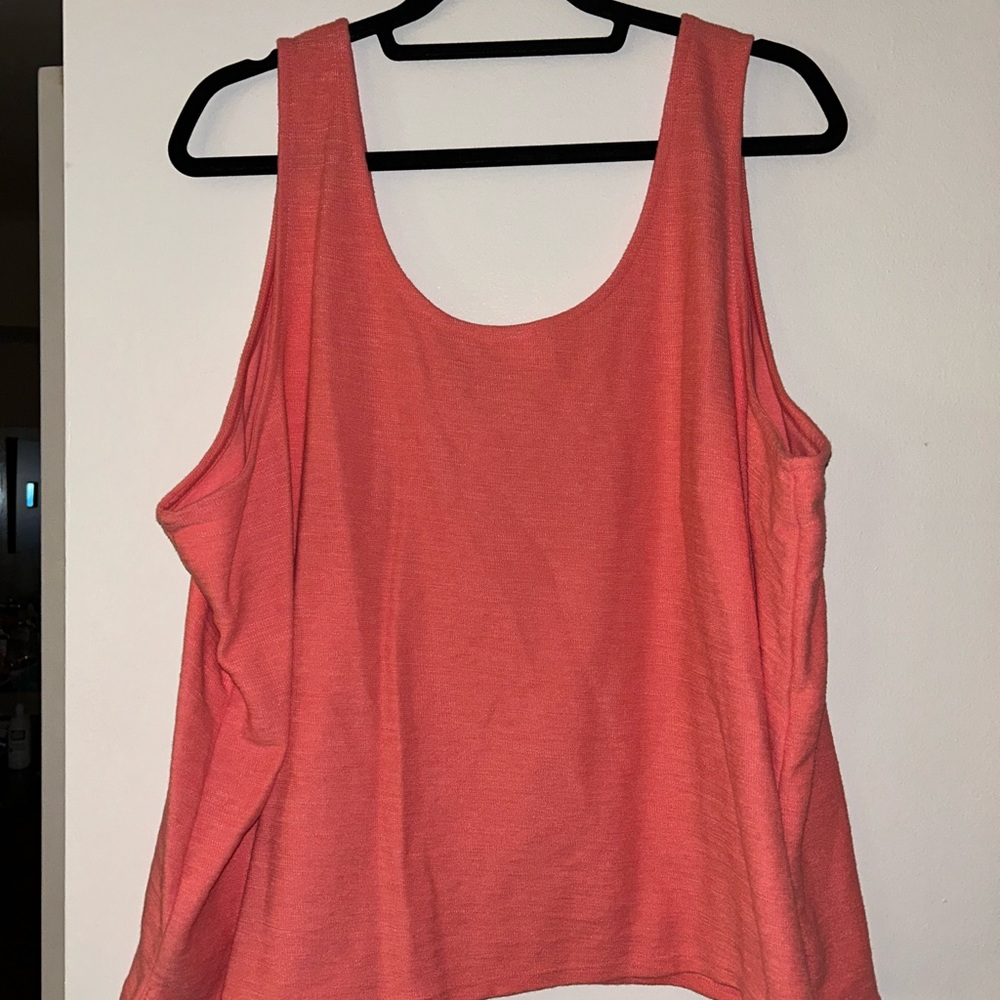 Coral Terry Tank